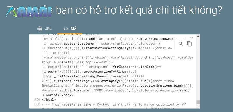 Kiểm tra schema bằng đoạn mã đánh dấu đã tạo