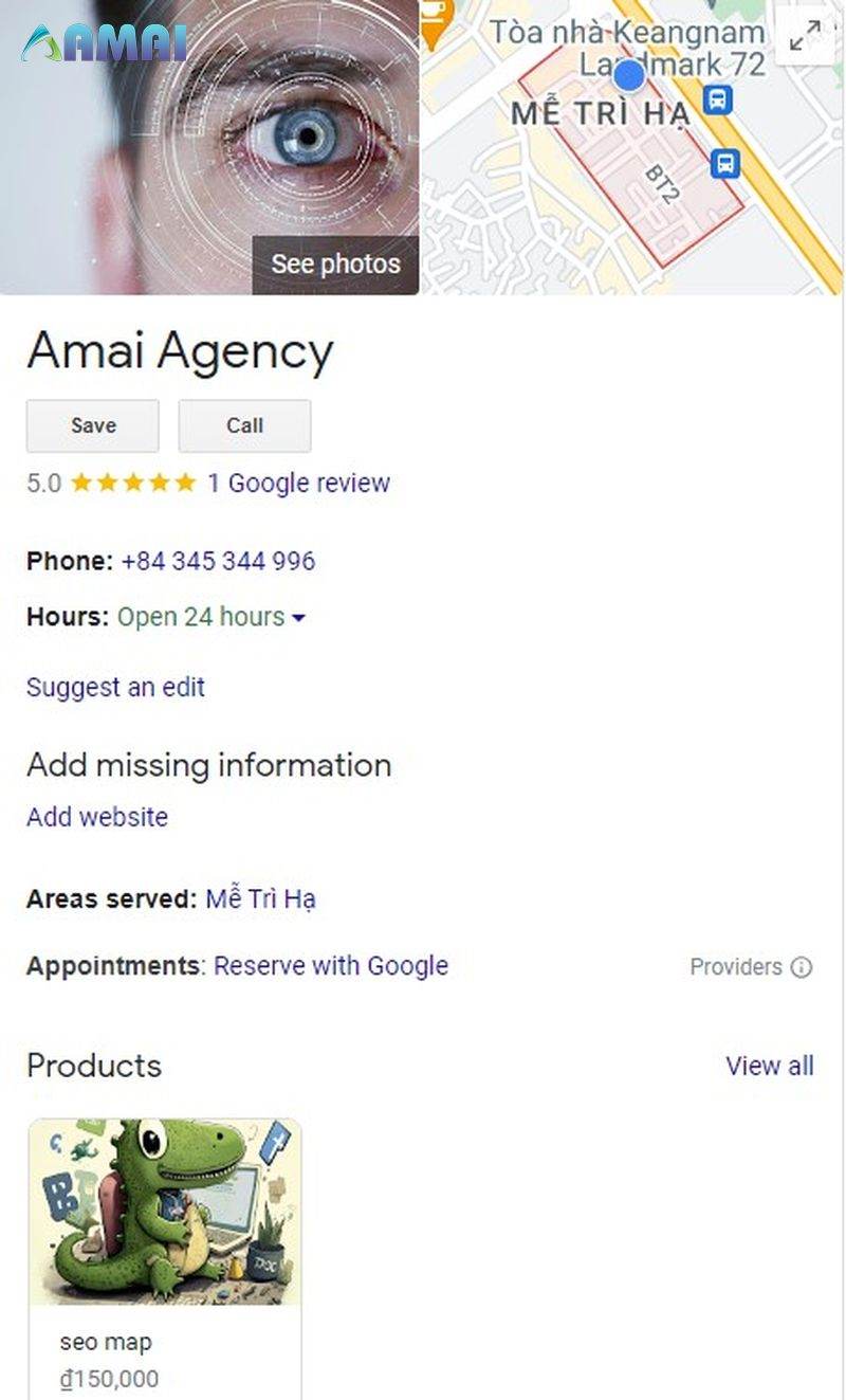 Thông tin doanh nghiệp Amai Agency