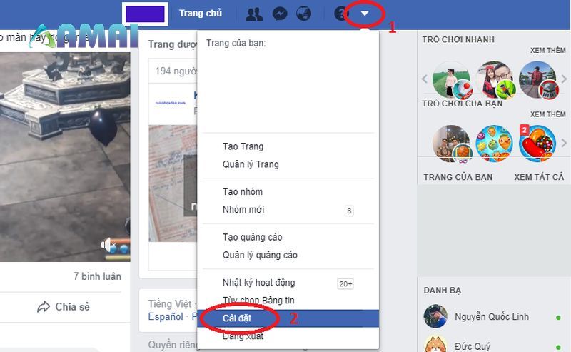 Cách hiện nút follow trên Facebook bằng máy tính đơn giản 