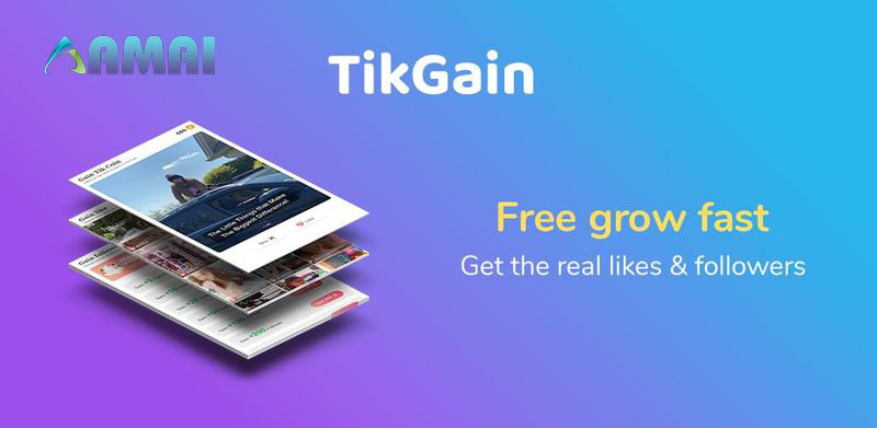App tăng follow tiktok miễn phí Tikgain