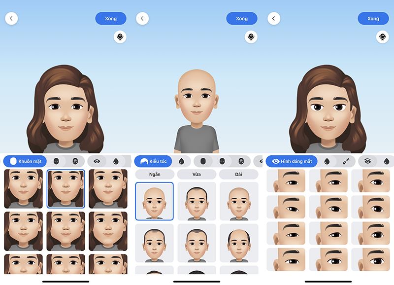Lựa chọn kiểu dáng khuôn mặt cho emoji Facebook 