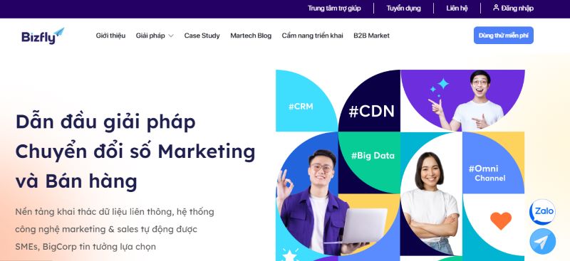 Công ty thiết kế website tại Hà Nội Bizfly