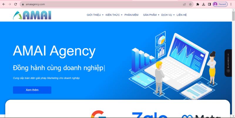 Dịch vụ thiết kế website Amai Agency