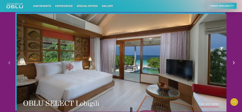 Sử dụng hình ảnh sắc nét trong thiết kế Website khách sạn