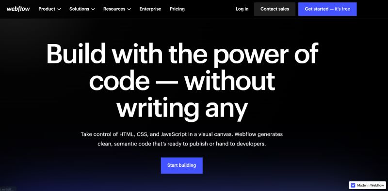 Ưu điểm khi sử dụng Webflow thiết kế website là gì