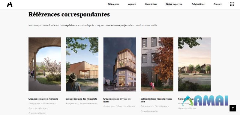 Yếu tố thẩm mỹ trong thiết kế Website kiến trúc