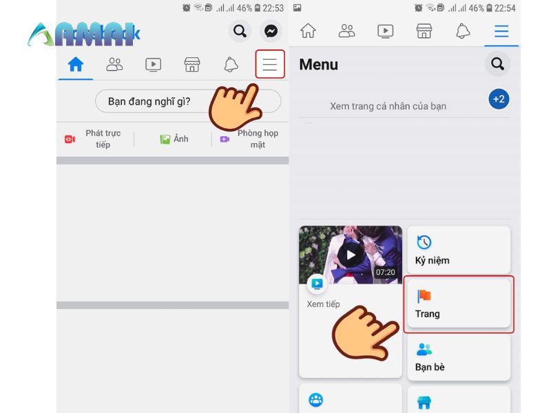 Chọn biểu tượng cờ màu vàng