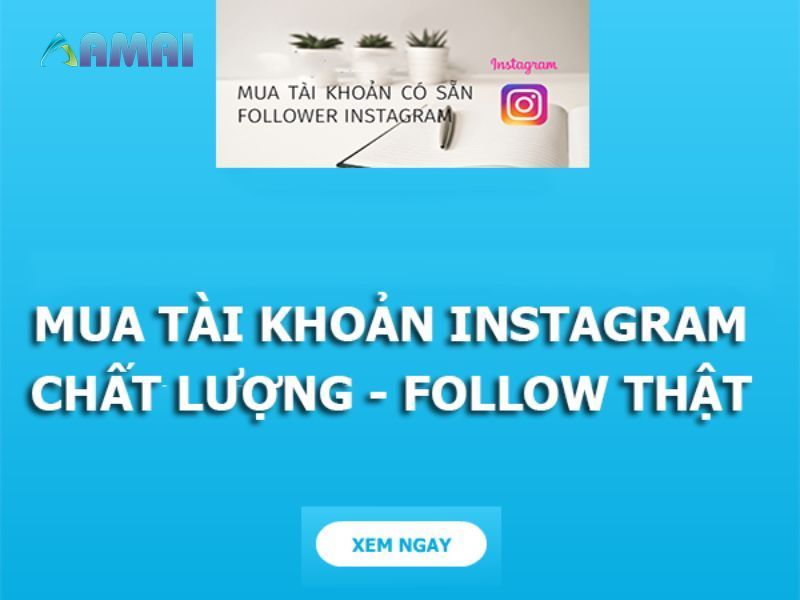 Quy trình mua tài khoản instagram tại AmaiAgency