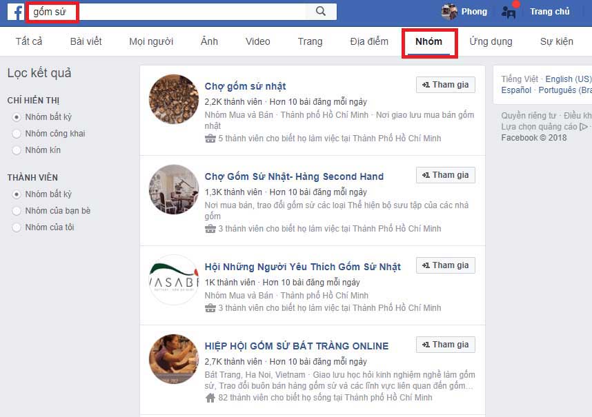 Bán hàng trên các group - Cách bán hàng online trên Facebook 