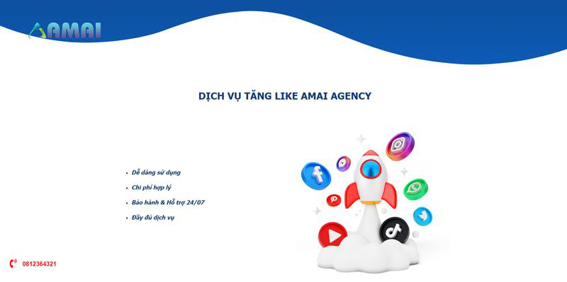 Dịch vụ tăng Tim Tiktok uy tín từ AMAI Agency