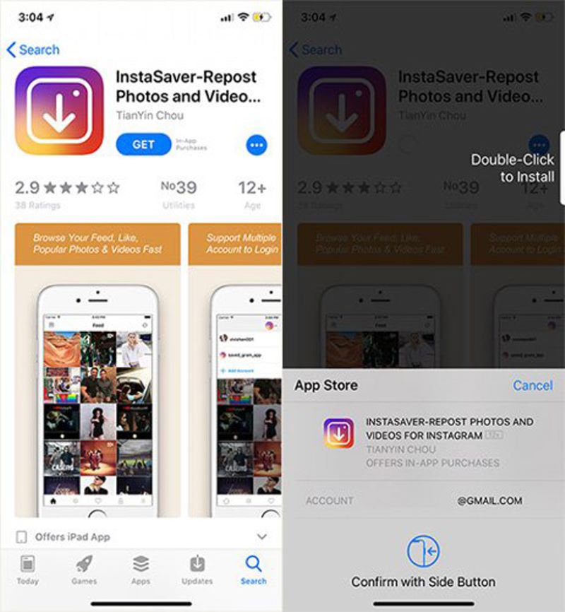 Tải ứng dụng “InstaSaver” - Cách tải video trên Instagram về IPhone 