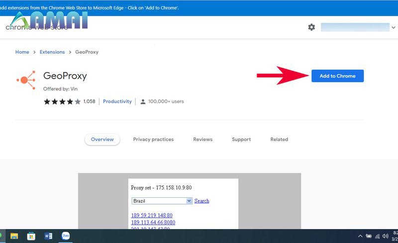 Cài tiện ích proxy