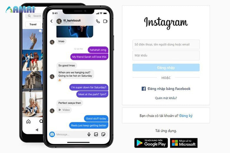 Đăng nhập tài khoản Facebook của bạn - Cách kết nối Instagram với Facebook 