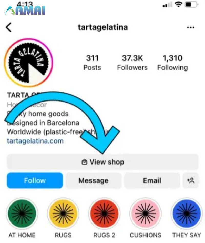 Thêm các nút CTA trên bio instagram 