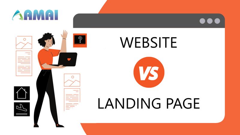 Tìm hiểu điểm giống nhau giữa landing page và website