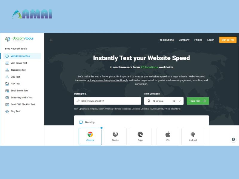 Test Tốc Độ Website