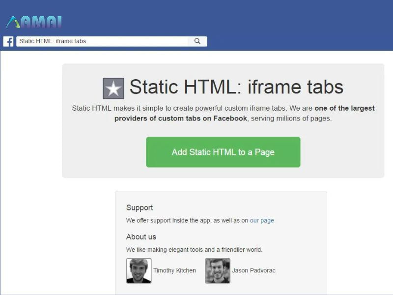 Cách tạo Landing Page Facebook với HTML :iframe tabs